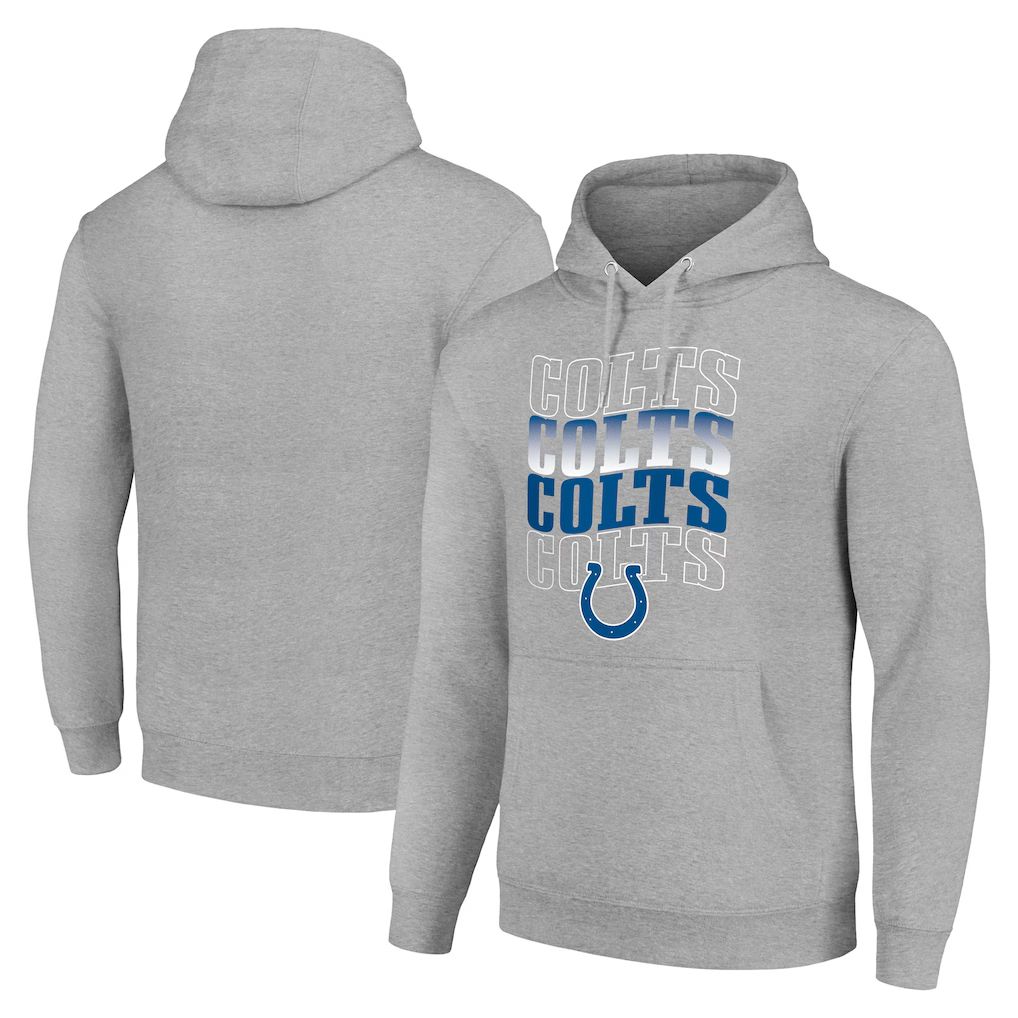 Men 2026 NFL Indianapolis Colts Grey Hoodie hooded style 02